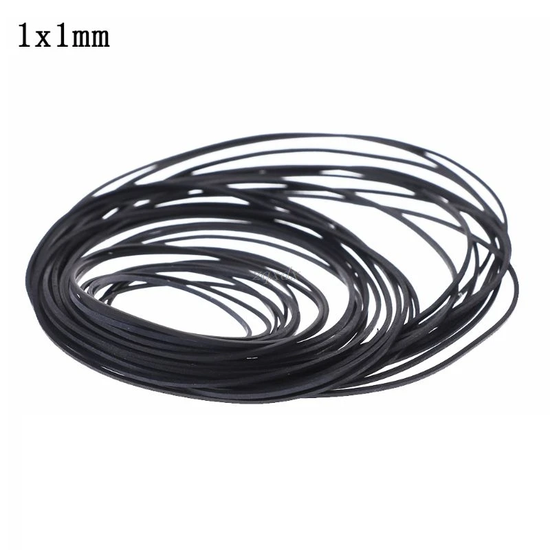 

30Pcs Mix Cassette Tape Belt Assorted Common Belt Pro for Recorders CD-ROM Video Machines Walkman DVD Drive 1*1mm Drop Ship