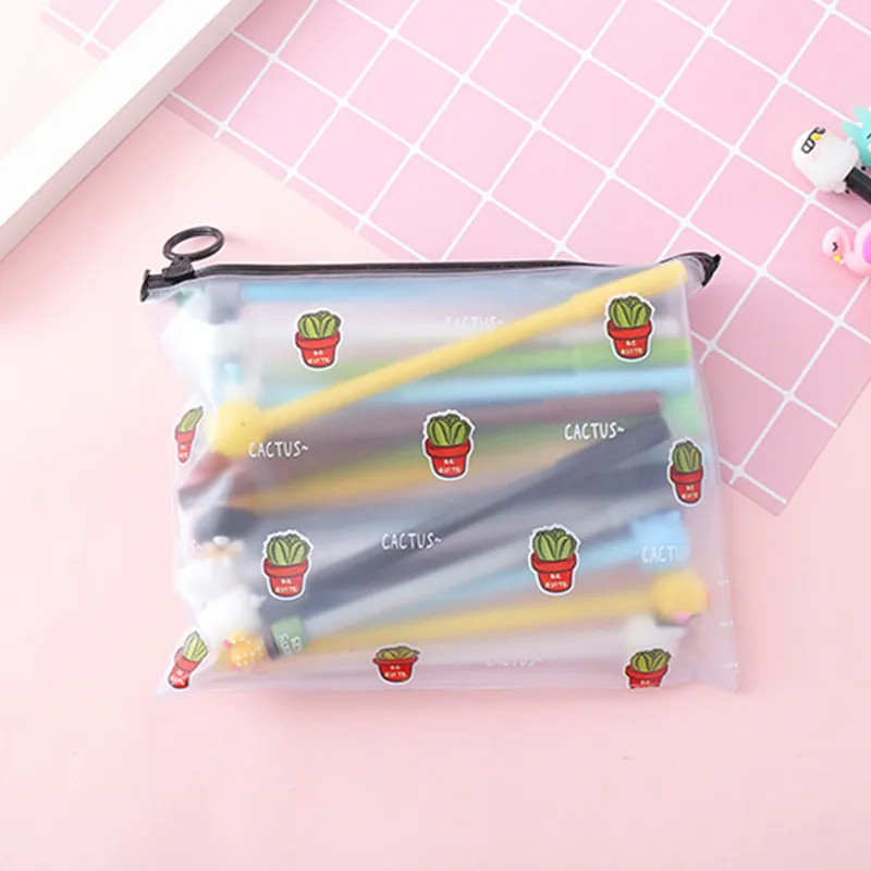 Caneta Unicórnio Lapices Flamingo Boligrafo Estacionário Bonito Material Escolar Canetas Papelaria Kawaii 20 Pçs - Set Gel 7 20 pçs set gel caneta unicórnio lapices
