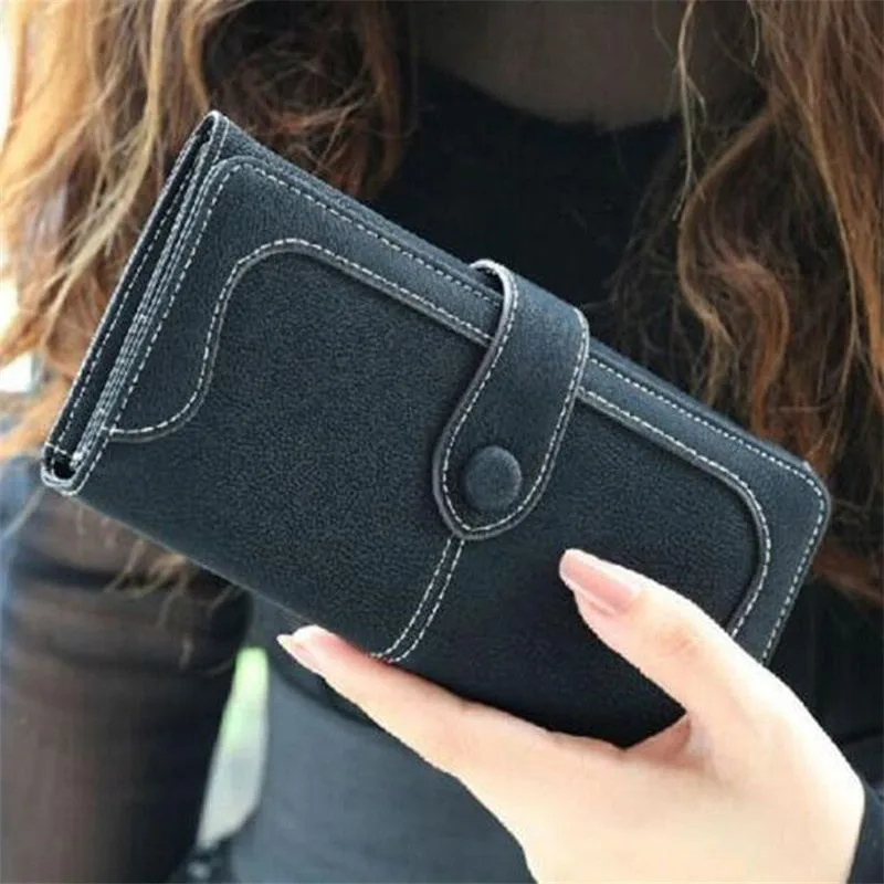 

NIBESSER Brand Leather Women Wallets High Quality Designer Zipper Long Wallet Women Card Holder Ladies Purse Money Bag Carteira