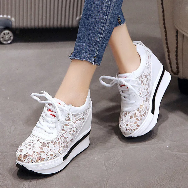 US $9.23 women sneakers women shoes platform sneakers casual shoes women wedges platform shoes for women mes
