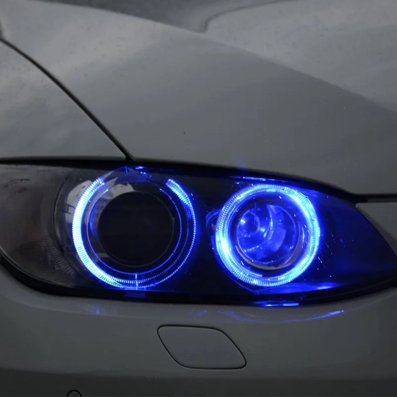 2x RGB Wi-Fi светодиодные Габаритные Angel Eyes лампы для Bmw E90 E91 3 серии 325i 330i 318i 328xi автомобиля -Стайлинг автомобиля многоцветные светодиодные фонари