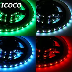 ICOCO USB5V 5050RGB IP65 водонепроницаемая лента свет USB интерфейс фоновый свет телевизора яркое декоративное освещение для сцены полоса света