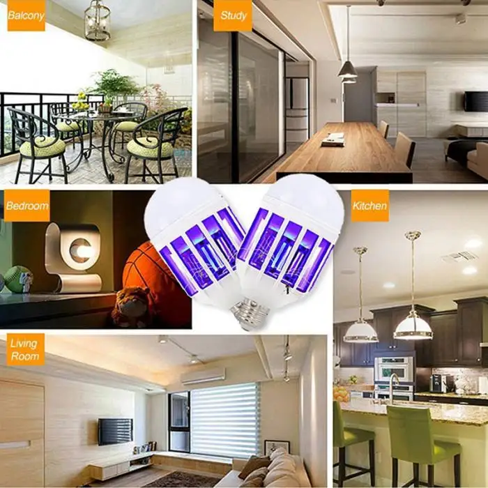Комаров убийца Светодиодный лампа жучка лампа Zapper насекомое Killing лампа дневного света отпугиватель TN99