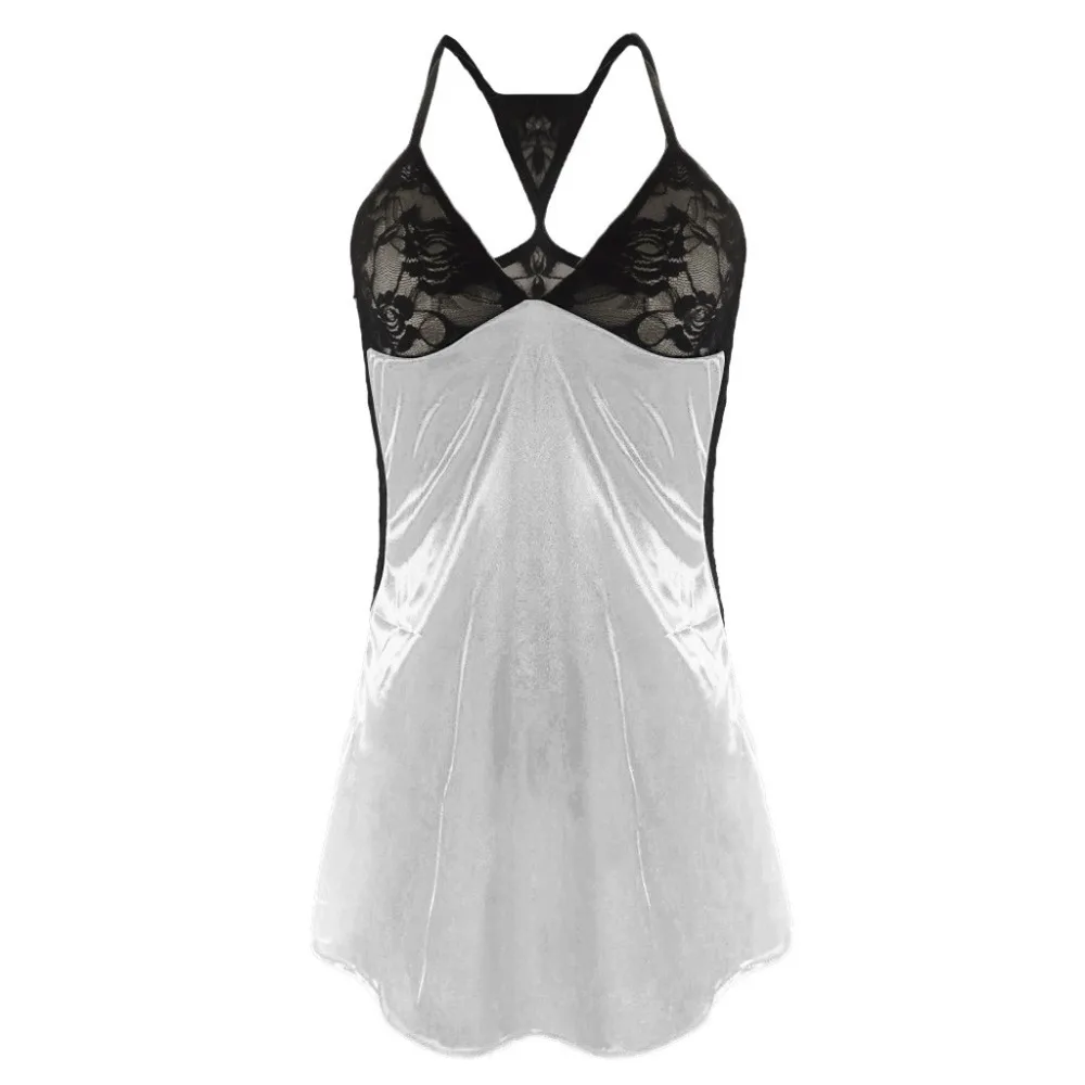 Сексуальное женское белье больших размеров 6XL, шелковое кружевное платье-халат, экзотическая ночная рубашка Lenceria Mujer, ночная рубашка, ночная рубашка, одежда для сна