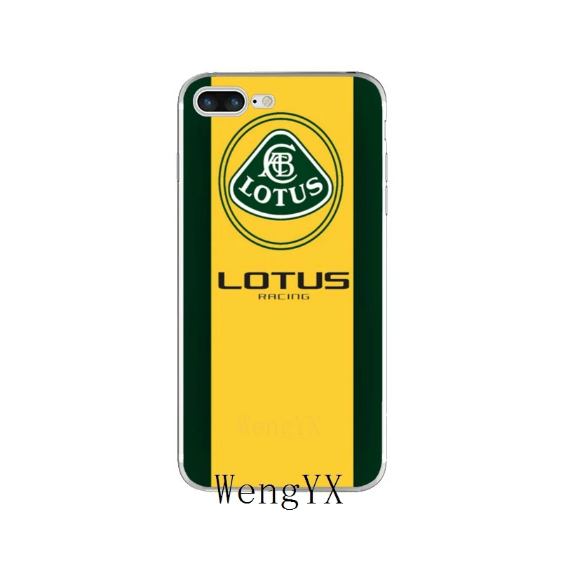 Спортивный автомобиль Lotus Racing логотип тонкий мягкий силиконовый чехол для телефона для iPhone X 8 8 плюс 7 7 плюс 6 6 S плюс 5 5S 5c SE 4 4S - Цвет: LotusRacinglogoA09