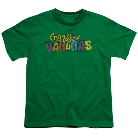Trevco Dubble Bubble-Crazy Bananas - Short Sleeve Youth 18-1 Tee - Kelly Green Small (1)