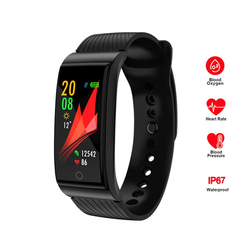 

F4 Fitness Bracelet Men Women Smart Band Wristband Blood Pressure Heart Rate Monitor Fitness Watch Pedometer GPS Traker PK CK11S
