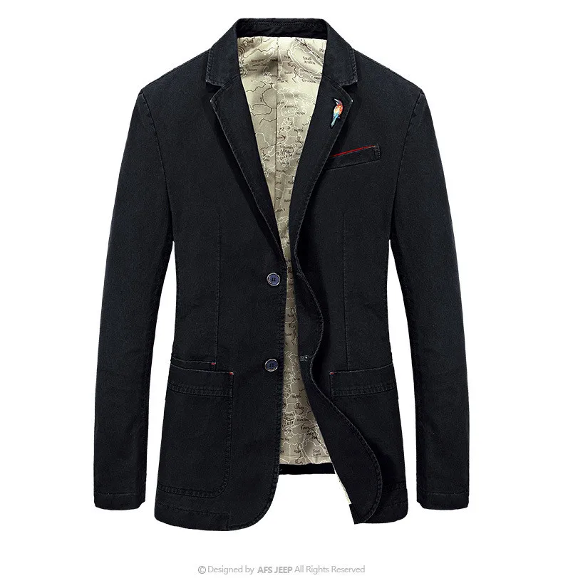 Новое поступление мужской модный осенний однобортный пиджак Мужской приталенный Дизайнерский Костюм с воротником 160