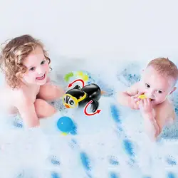 Заводные игрушки детские Заводной одежда заплыва Пингвин для ванной любимый подарок мультфильм Заводной классический мини милый