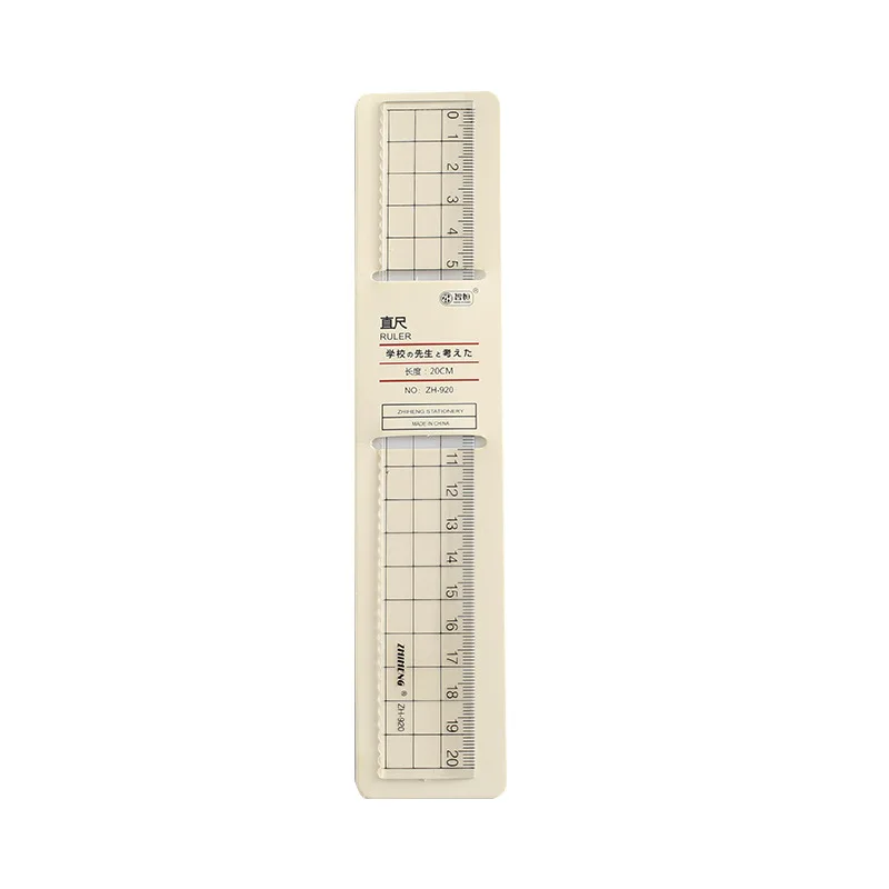 

1PCS Simple style 15cm 18cm 20cm Transparent ruler square ruler cute stationery rulers drawing supplies