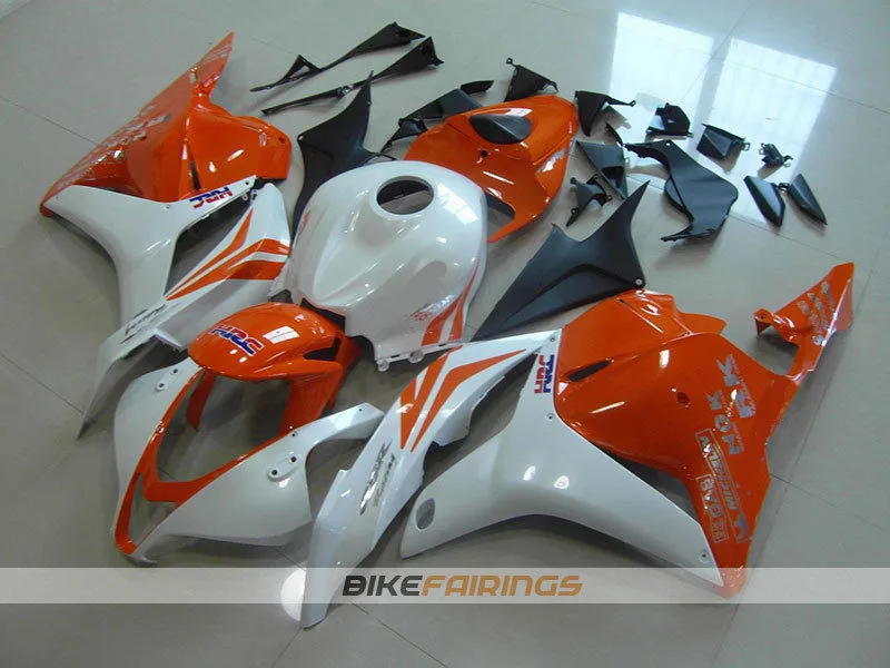 

New Injection Full Fairing kit Fit For Honda CBR600RR F5 2009 2010 2011 2012 09 10 11 12 600RR 600 ABS fairings Orange white