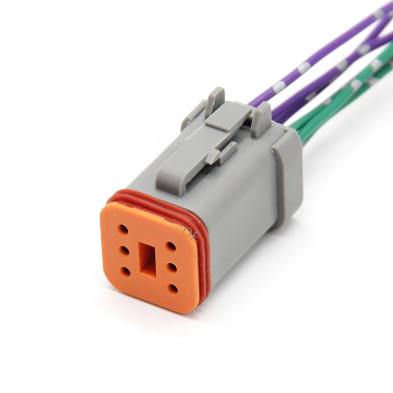

Free shipping! CAT 320B 6 pin Drive Board Male Plug Harness/Motor Controller Plug/cat Excavator parts