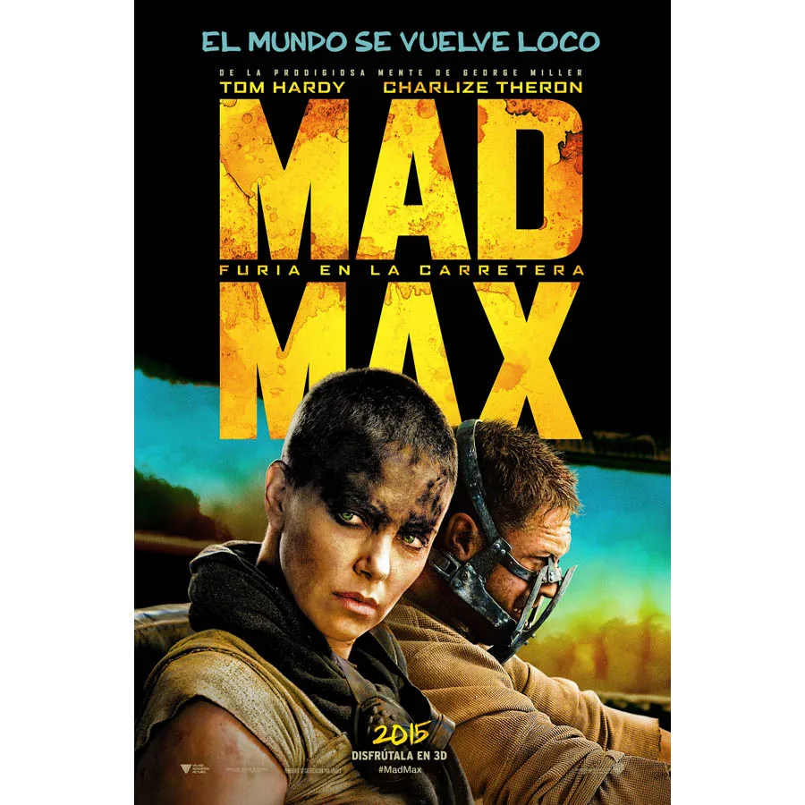 Обложка фильма Mad Max Fury Road плакаты Картина на холсте|Рисование и каллиграфия| |