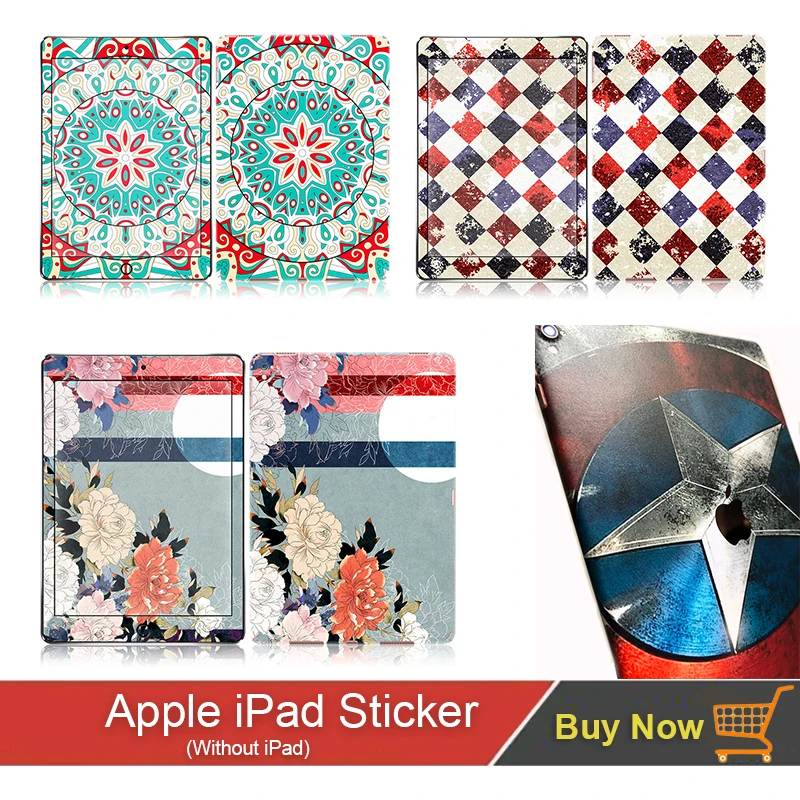 

Flower Print Tablet Cable for iPad Skin Sticker for iPad Pro 9.7 with High Quality