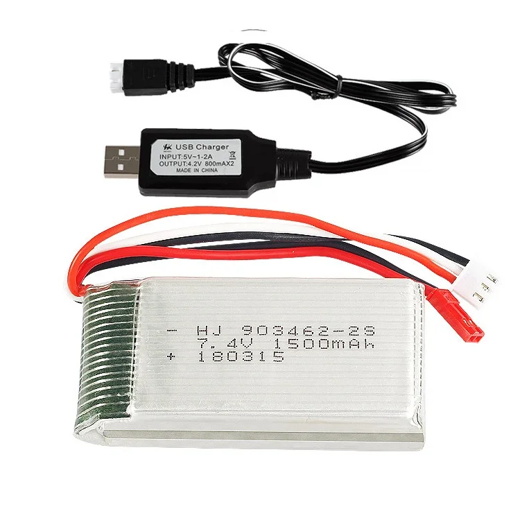 Ewellsold 7,4 В 1500 мАч 1800 мАч Lipo батарея для WLtoys V913 L959 L969 L979 L202 L212 пульт дистанционного управления автомобилями HQ955 RC лодка 2S 7,4 - Цвет: Цвет: желтый