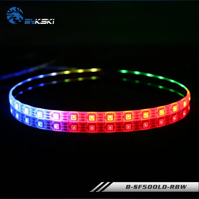 Bykski RBW RGB светильник, аура, светильник, полосы, крутой симфония, светодиодный светильник на шасси, светодиодный, 5 В, полосы 50 см, 100 см, чехол светильник ing