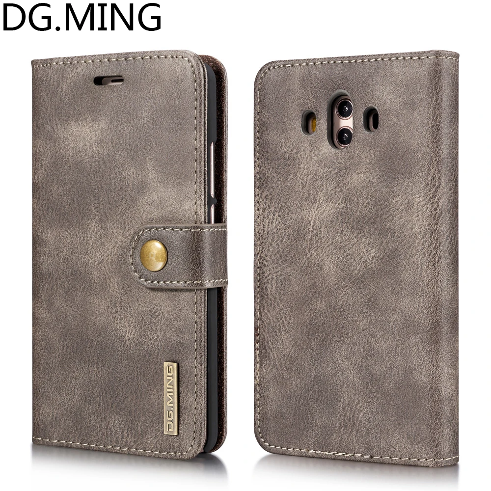 

DG.MING Retro Mobile Phone Bags Case for Huawei Mate 9 Cover for Huawei Mate 10 Mate10 PU Leather Case With Card Pocket Housing