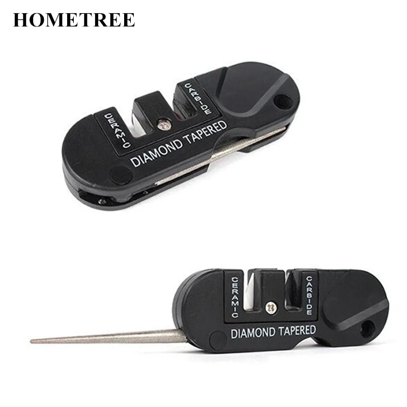 

HOMETREE Home Multifunction Folding Ceramic Carbide Diamond Tapered Knife Sharpener Outdoor Camping Knife Sharpening Tools H314