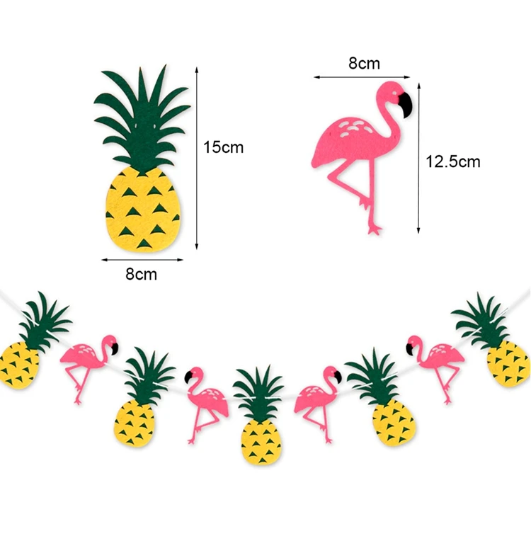 Huiran Hawaii Disposable Tableware Disposable Jungle Party Tableware Safari Decoupage Paper Napkin Flamingo Chindren Party