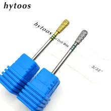 HYTOOS Tungsten Carbide Nail Drill Bit 3/32″ Rotary Bits For Manicure Electric Drill Accessories Nail Tools Milling Cutter-CN338