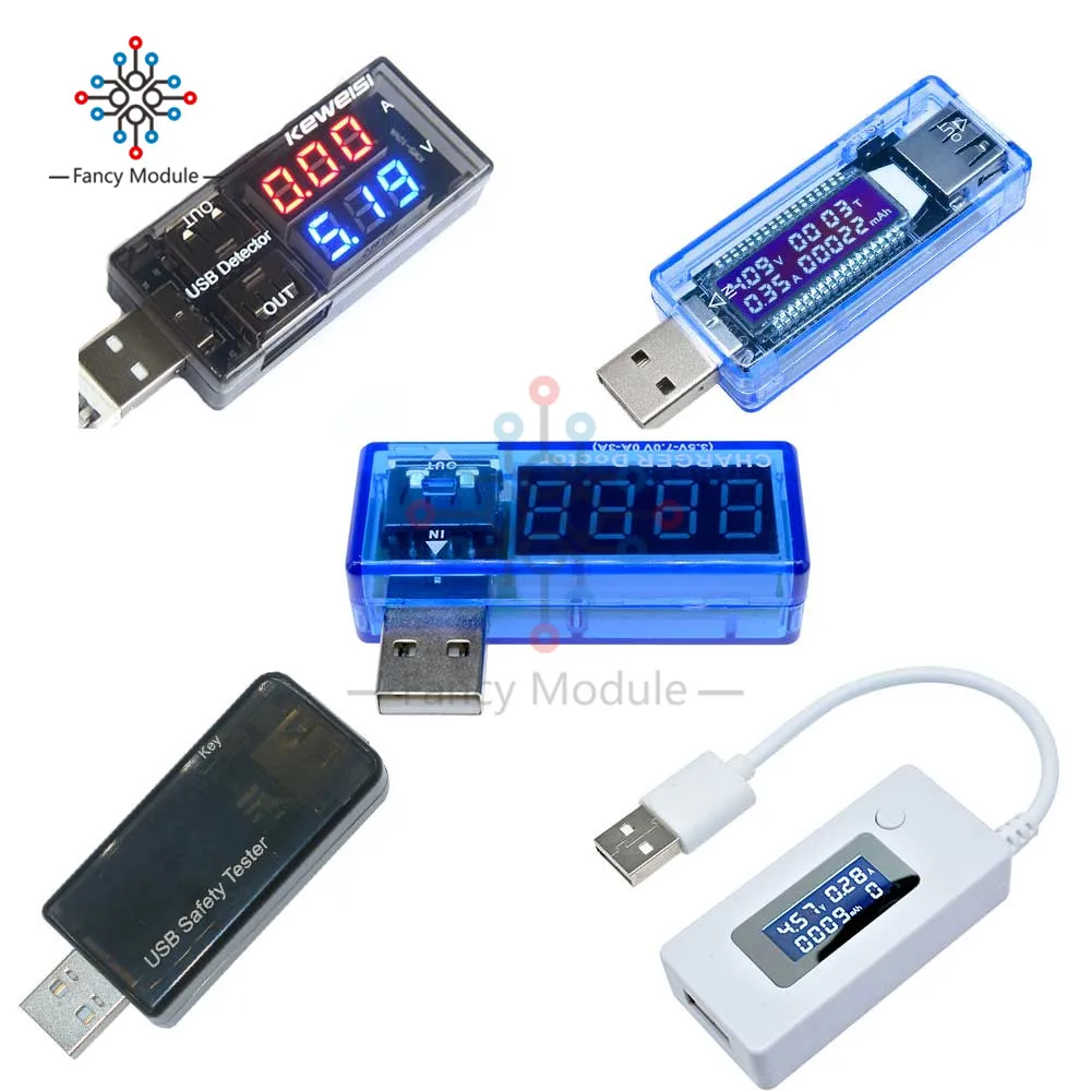 Diymore USB зарядное устройство Doctor измеритель напряжения тока Рабочее время