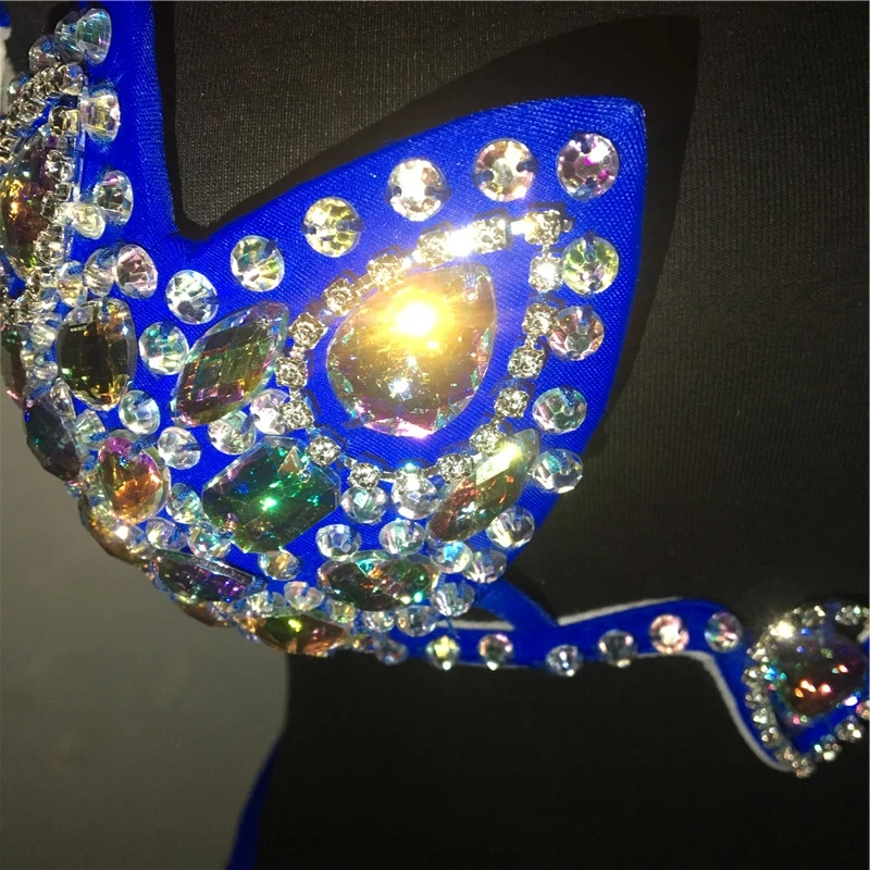 Блестящие Кристальные бриллианты пуш-ап мягкие купальники на косточках однотонные лоскутные купальники для пляжа и бассейна сексуальные женские купальные костюмы