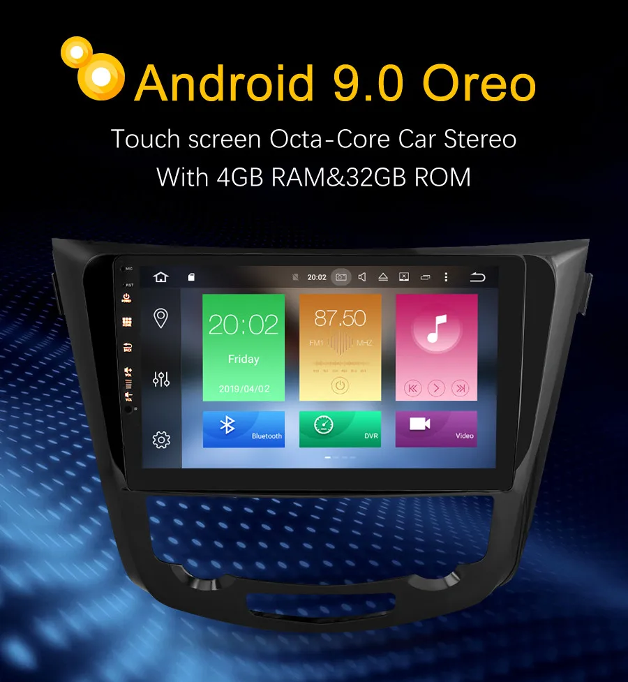 Cheap Android 9.0 Car Radio DVD Player For Nissan Qashqai X-Trail 2014 2015 2016 2017 GPS Multimedia Navigation Bluetooth Video Stereo 0