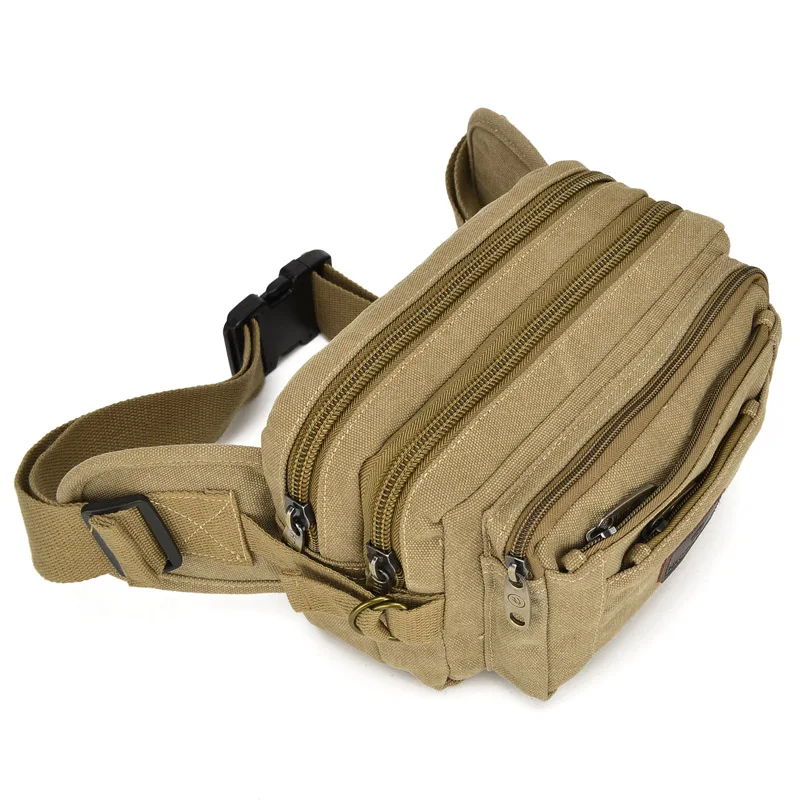Vogue Star Hot selling Multifunctional Casual Canvas Waist Pack