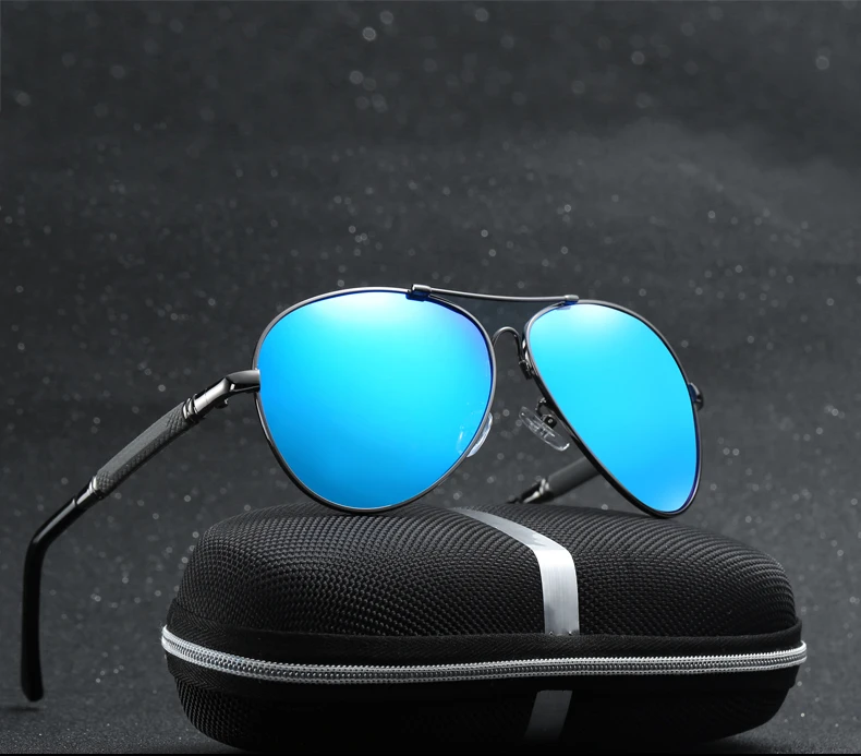 aviator sunglasses men quality brand designer mirro glasses male (1)