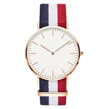 Новые повседневные и модные кварцевые часы с многоцветной нейлоновой тканью, наручные часы, простые дизайнерские женские часы Orologio