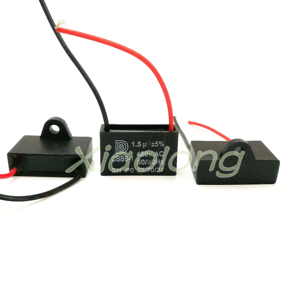 

New 1/1.2/1.5/2/2.5/3/3.5/4/5/8/12UF fan motor CBB61 starting capacitor 450V