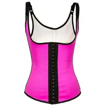 Latex Waist Corsets Vest Women Steel Boned Underbust Corset Body Shaper