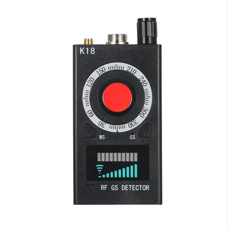 K18 Multi-function Anti-spy Detector Camera GSM Audio Bug Finder GPS Signal Lens RF Tracker Detect Wireless Portable Finder