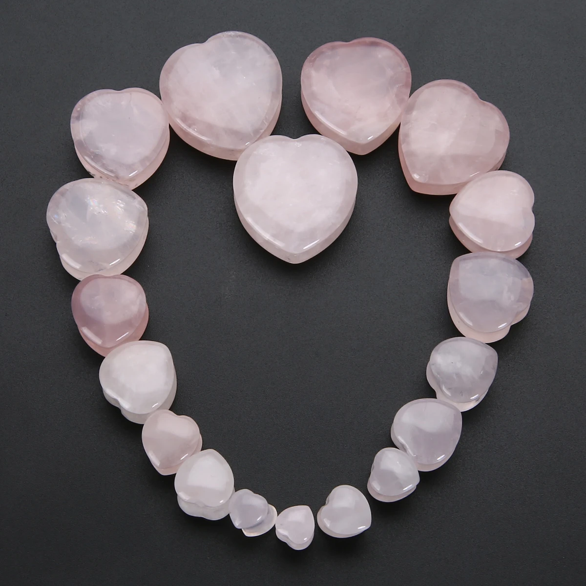1 Pair Shellhard Heart Shaped Stone Ear Plug Fashion Flesh Tunnel Ear Expander Stretcher For Women Femme Jewelry