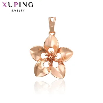 

Xuping Elegant Pendant Charm Style Flower Shape Necklace Pendant for Women Girls Jewelry Gifts 34069