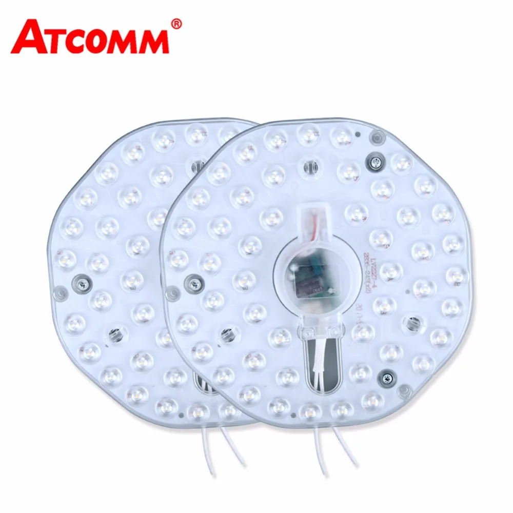 

3 Color Temperature Dimmable LED Ceiling Light Source Replacement 24W 220V SMD 2835 Chip Surface Mounted Magnetic Board Bulb