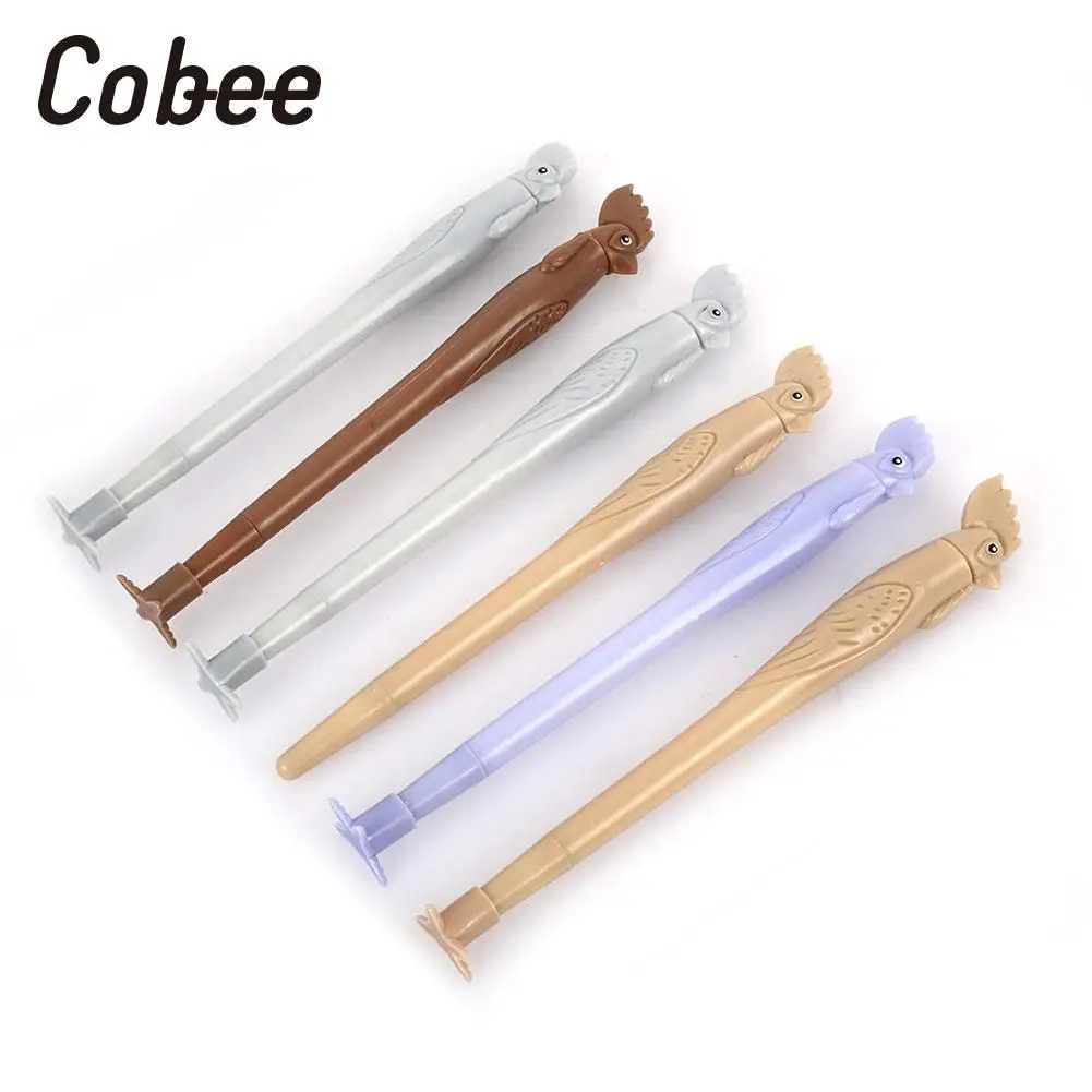 

Roller Ball Pen 2PCS/Set Writing Pen Signature Gel Pen Standing Chicken 0.38mm