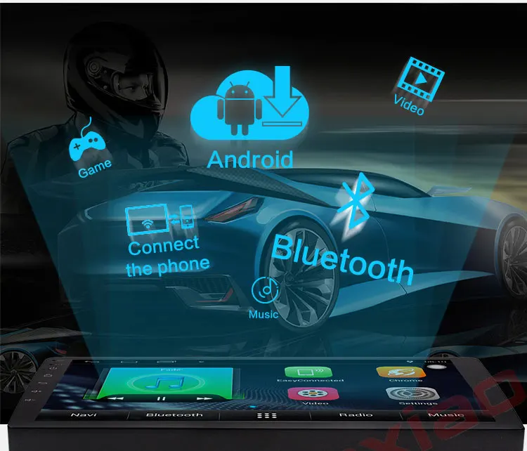 Top For Peugeot 2008 208 android Car 2 din radio GPS Navi 4 Core 9" WIFI  Car Android Multimedia 2din car dvd player 5