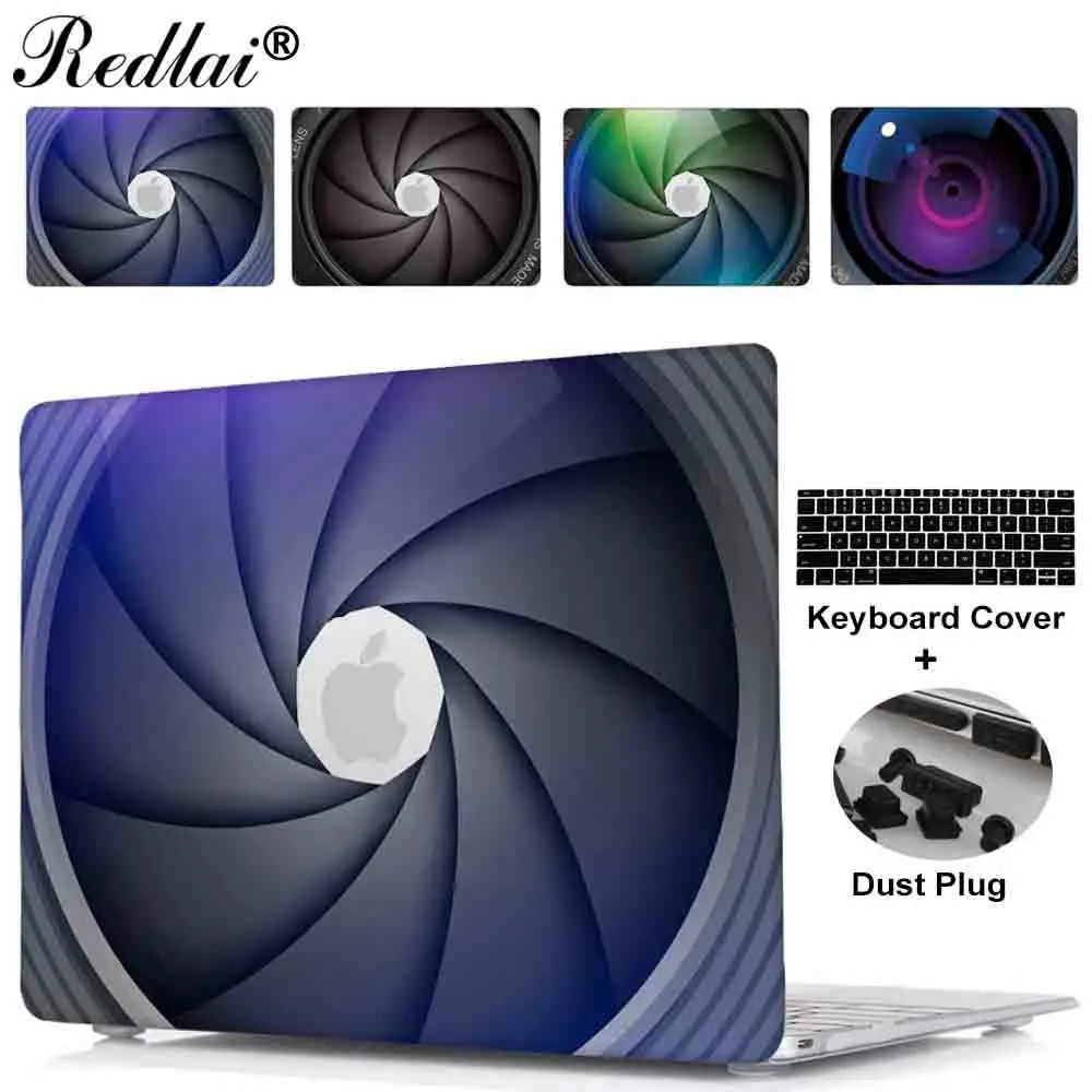 Laptop Case For Macbook Air 11 12 13 Pro 13 15 with Retina Camera Lens