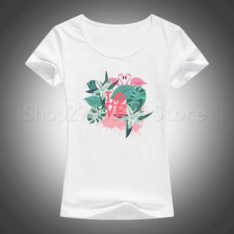 Футболка с фламинго, Женская забавная футболка, Let's Flamingos, вечерние футболки, женские топы, графические футболки, женская одежда tumblr, Азиатский размер