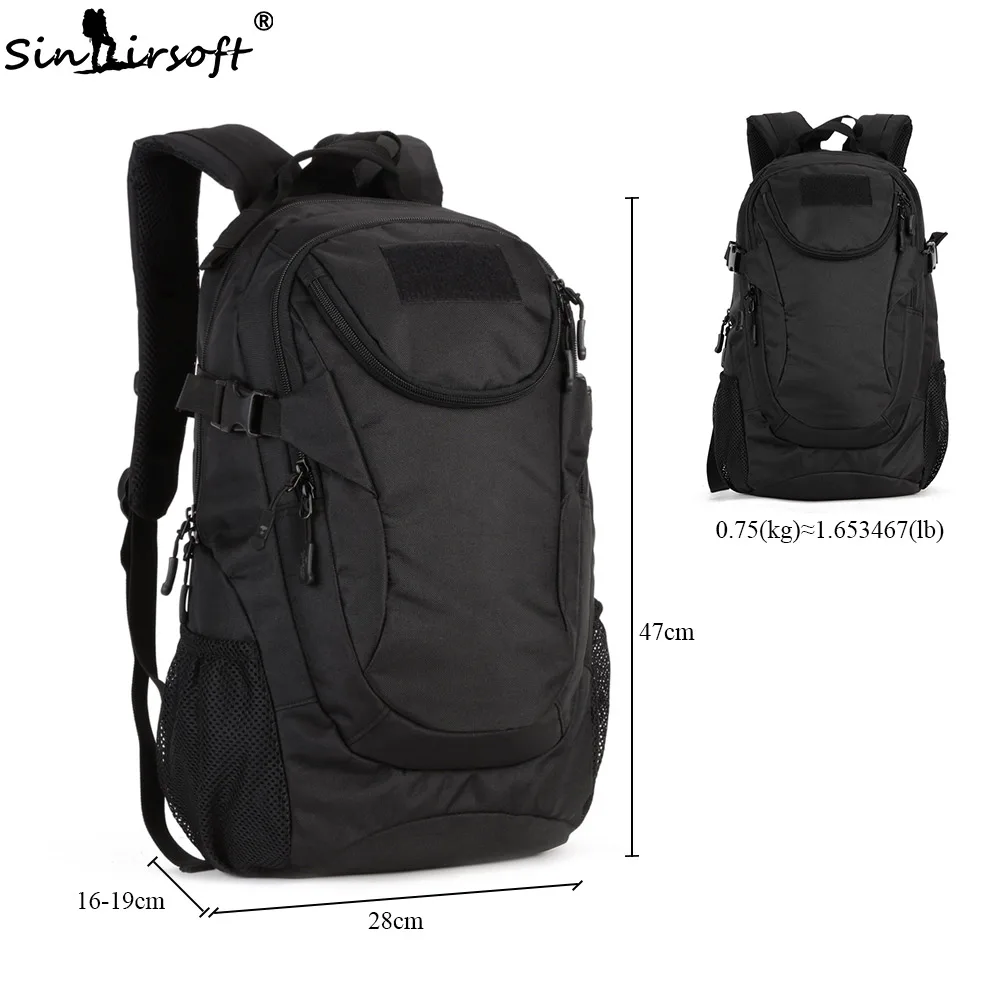 Gift! SINAIRSOFT Tactical Molle 25L Sport Backpack 14 Inches laptop Military Outdoor Fishing Hunting Camping Rucksack LY0039