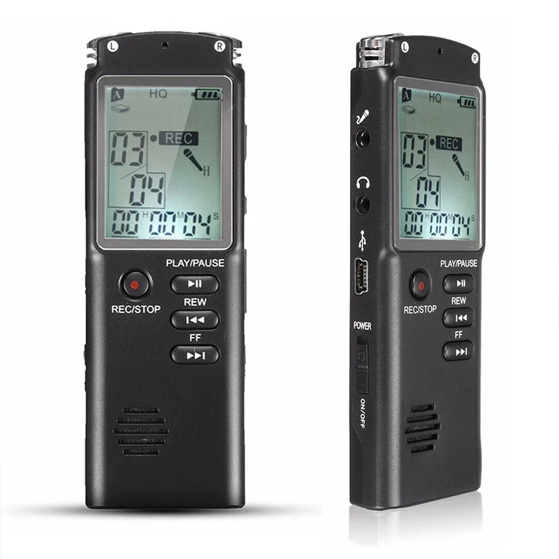 Мини цифровой MP3 музыкальный плеер микрофон для записи голоса 8 ГБ 16 ГБ 32 ГБ USB цифровой Аудио Диктофон