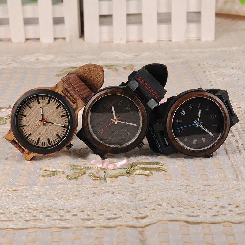 BOBO BIRD LP30 Men Wood Orologi Quartz Women Watch Timepieces Brand Reloj para hombre Drop Shipping