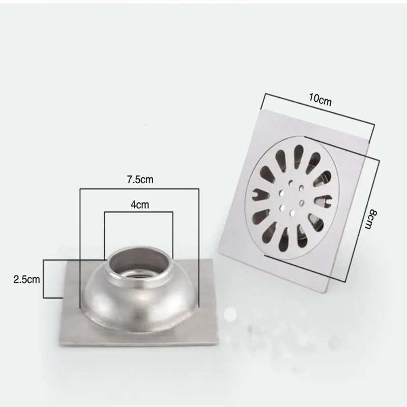 Пробка из нержавеющей стали для раковины, ситечко для ванной, слив для душа, слив сифона, душ, анти-запах, ванная, туалет, кухня, балкон