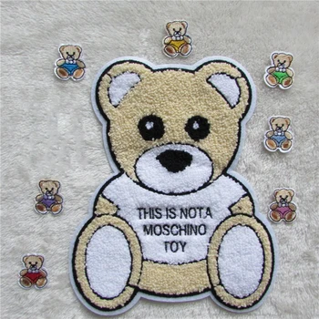 

different cartoon cute little bear Children love hot melt adhesive applique embroidery patches stripes DIY accessory 1pcs sell