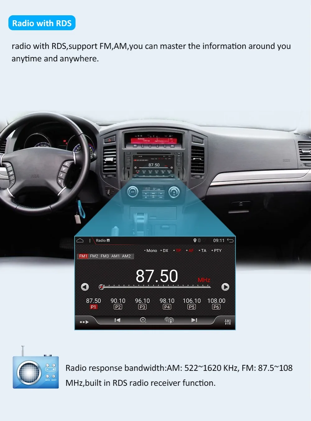 Top Bosion Android 9.0 Car GPS Player for Mitsubishi Pajero 2006-2011 with 8Core 2GB+32G Auto Radio Multimedia car gps navigation 9 Top Bosion Android 9.0 Car GPS Player for Mitsubishi Pajero 2006-2011 with 8Core 2GB+32G Auto Radio Multimedia car gps navigation 9