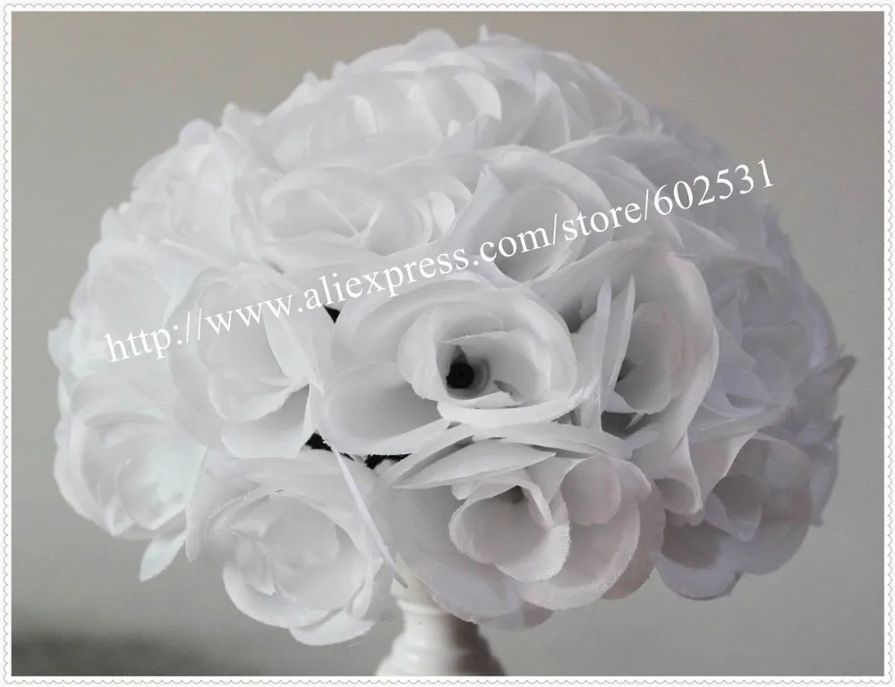 SPR 20 см диаметр. Внутренний диаметр. 10 см, белый(23 Цвета на выбор) Свадебный Цветочный шар, вечерние и праздничные украшения цветок шар