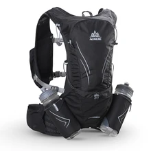 AONIJIE 15L большая сумка для бега с 2 шт 600 мл бутылки открытый марафон светоотражающий походный велосипедный рюкзак гидратационный жилет пакет