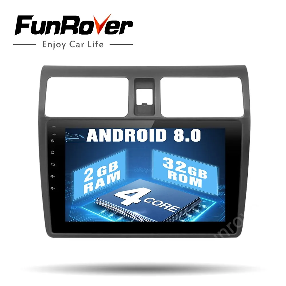 

Funrove 10.1 Android 8.0 2 din Car dvd GPS Navigation Player multimedia for Suzuki Swift 2005-2018 auto Radio stereo wifi rds fm
