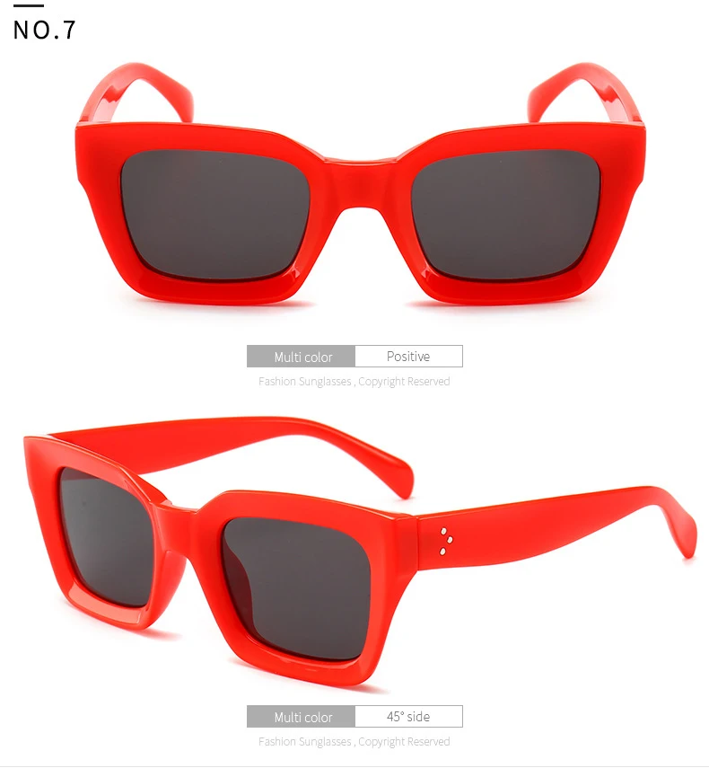 JackJad 2018 Новая мода 41450 KATE стиль квадратный рамки солнцезащитные очки для женщин Винтаж градиент бренд дизайн защита от солнца очки Óculos De Sol